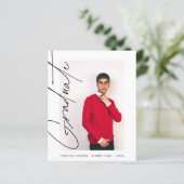 Modernes Foto High School Billig Abschluss Sheet (Stehend Vorderseite)