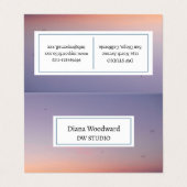 Modernes Foto - Hintergründe Business Card Visitenkarten (Außenseite Aufgefaltet)
