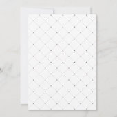 Modernes Foto Hochzeit rettet das Datum Save The Date (Rückseite)