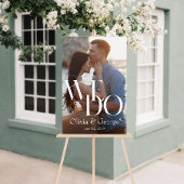 Modernes Foto Hochzeit Wir machen ein Akryllisches Acrylschild