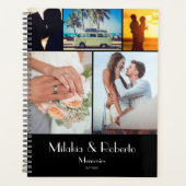 Modernes Foto Hochzeitsreise Flitterwochen Planer (Vorderseite)