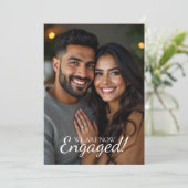 Modernes Foto Hochzeitsverleih Party Einladung (Stehend Vorderseite)