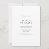 Modernes Foto Hochzeitsverleih Party Einladung (Rückseite)