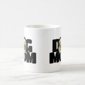 Modernes Foto Hund Mama Einfach Verwandlungstasse (Mittel)