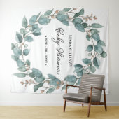 Modernes Foto im Grünen | Babyduschdekor Wandteppich (Beispiel (Horizontal))