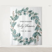 Modernes Foto im Grünen | Babyduschdekor Wandteppich (Vorderseite)