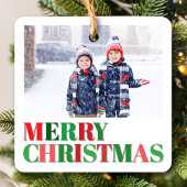 Modernes Foto in Rot und Grün Keramikornament