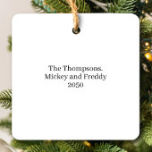 Modernes Foto in Rot und Grün Keramikornament