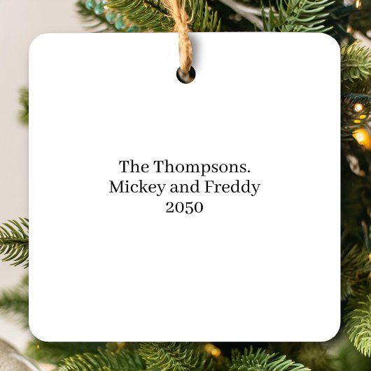 Modernes Foto in Rot und Grün Keramikornament