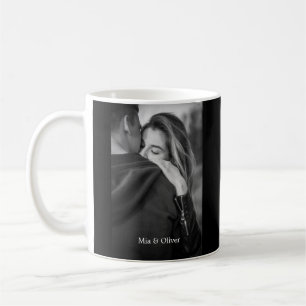 Modernes Foto in Schwarz und Weiß Kaffeetasse