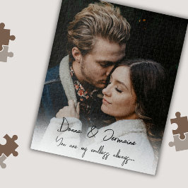 Modernes Foto - individuelles Geschenk Puzzle
