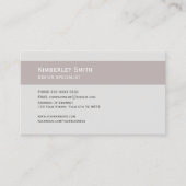 Modernes Foto Innendesign Visitenkarte (Vorderseite)