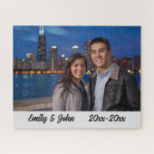Modernes Foto Jigsaw Puzzle zum Jahrestag (Horizontal)