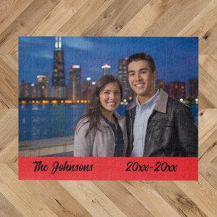 Modernes Foto Jigsaw Puzzle zum Jahrestag