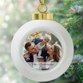 Modernes Foto Keramik Kugel-Ornament