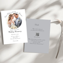 Modernes Foto kundenspezifischer QR-Code Einladung