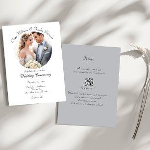 Modernes Foto kundenspezifischer QR-Code Einladung