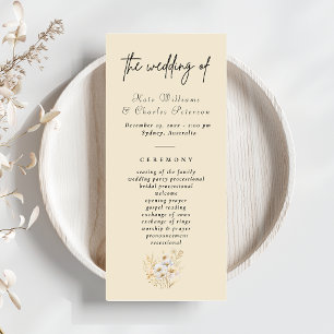 Modernes Foto - kundenspezifisches QR-Hochzeitspro Menükarte