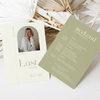 Modernes Foto "Last Fling" Bachelorette