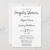 Modernes Foto LGBTQ Paare Dusche Einladung (Rückseite)