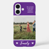 Modernes Foto Lila Case-Mate iPhone Hülle (Rückseite)