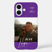 Modernes Foto Lila Case-Mate iPhone Hülle (Rückseite)