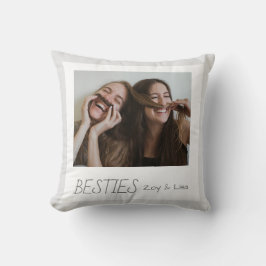 Modernes Foto Minimalistisch Best Friends BESTE FR Kissen