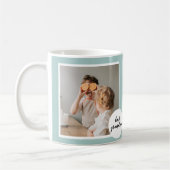 Modernes Foto Minze Liebliches Grandma Geschenk Kaffeetasse (Links)