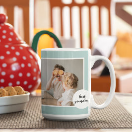Modernes Foto Minze Liebliches Grandma Geschenk Kaffeetasse