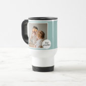 Modernes Foto Minze Liebliches Grandma Geschenk Reisebecher (Vorderseite Links)