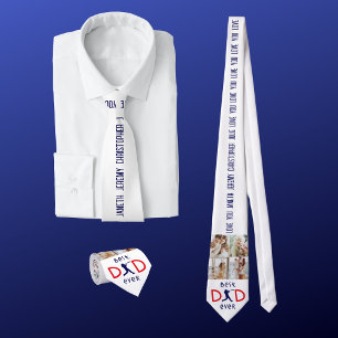 Modernes Foto mit 4 Familienmitgliedern Bester Vat Krawatte