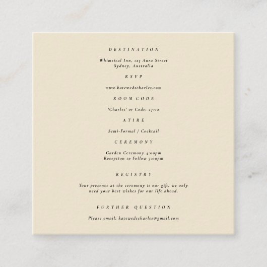 Modernes Foto mit benutzerdefinierter Qr-Codierung Begleitkarte (Vorderseite)