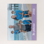 Modernes Foto mit einfacher Strandfamilie Jigsaw P Puzzle (Vertikal)