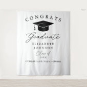 Modernes Foto mit elegantem Abschluss Wandteppich (Vorderseite)