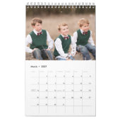 Modernes Foto mit elegantem Skript für ein benutze Kalender (Mär 2027)