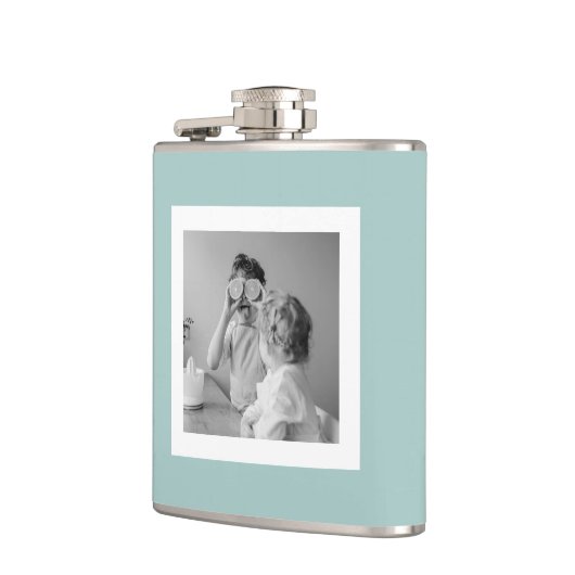 Modernes Foto mit familiärer Atmosphäre Flachmann (Links)