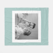 Modernes Foto mit familiärer Atmosphäre Fleecedecke (Vorderseite (Horizontal))