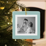 Modernes Foto mit familiärer Atmosphäre Keramikornament<br><div class="desc">Modernes Foto mit familiärer Atmosphäre</div>