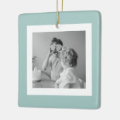 Modernes Foto mit familiärer Atmosphäre Keramikornament (Links)