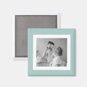 Modernes Foto mit familiärer Atmosphäre Magnet (Vorderseite/Rückseite)