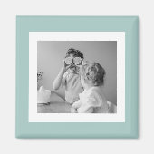 Modernes Foto mit familiärer Atmosphäre Magnet (Vorne)