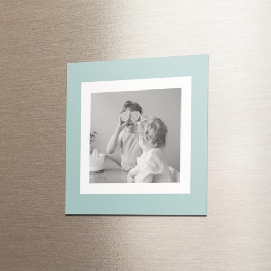 Modernes Foto mit familiärer Atmosphäre Magnet