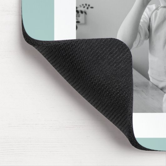 Modernes Foto mit familiärer Atmosphäre Mousepad (Ecke)
