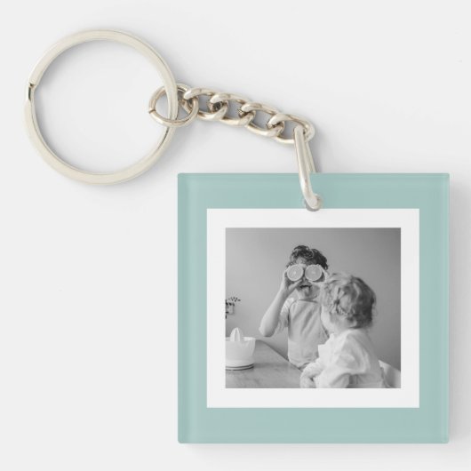 Modernes Foto mit familiärer Atmosphäre Schlüsselanhänger (Vorderseite)