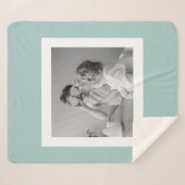 Modernes Foto mit familiärer Atmosphäre Sherpadecke (Vorderseite (Horizontal))