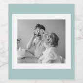 Modernes Foto mit familiärer Atmosphäre Weinetikett (Einzelnes Label)