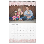 Modernes Foto mit farbenfrohen Blumenmuster Kalender (Feb 2027)