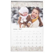 Modernes Foto mit farbenfrohen Blumenmuster Kalender (Jan 2027)