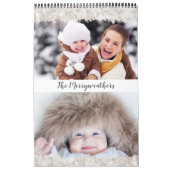 Modernes Foto mit farbenfrohen Blumenmuster Kalender (Titelbild)