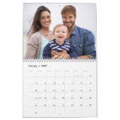 Modernes Foto mit minimaler Kundenbindung Kalender (Jan 2027)
